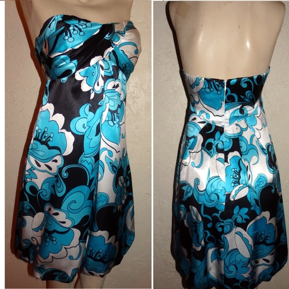 Cache Sexy Strapless Silk Dress - Picture 2 of 8